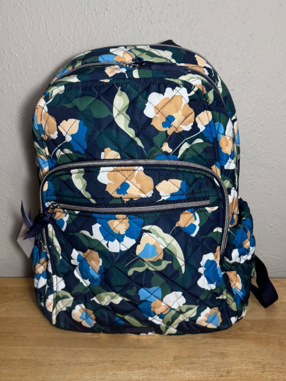 Vera Bradley Campus Backpack in Immersed Blooms NWT - Performance Twill